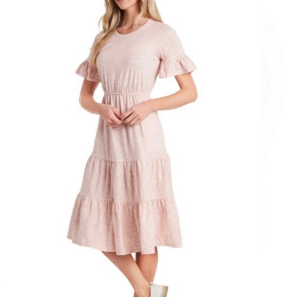 NWT CeCe Kitten Pink Summer Dress with Pockets, L